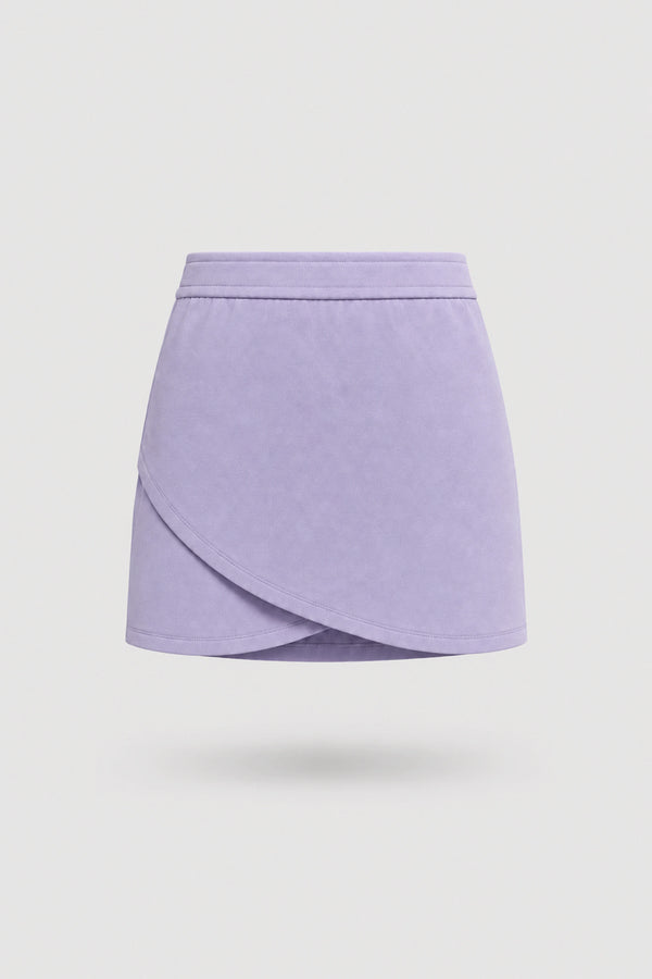 The Sculpt Wrap Golf Skort - Lavender