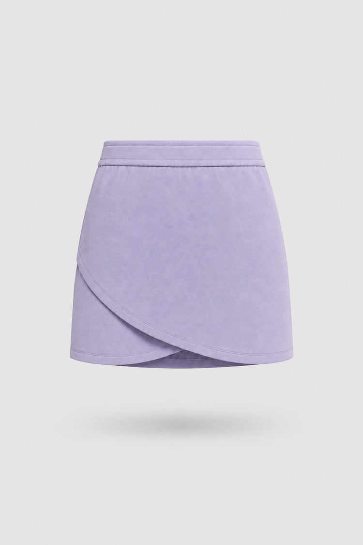 The Sculpt Wrap Golf Skort - Lavender