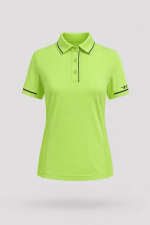 The Sculpt Golf Polo - Volt Green