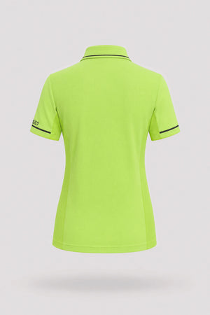 The Sculpt Golf Polo - Volt Green