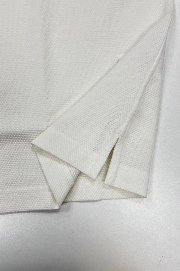 Contrast Trim Performance Polo - Optic White