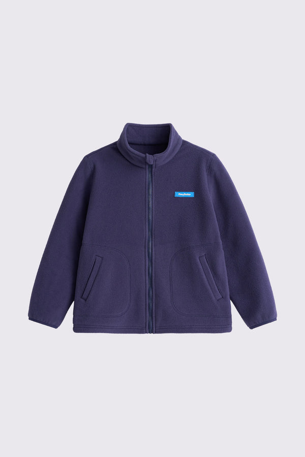 Lightweight Fleece Jacket - Indigo Blue