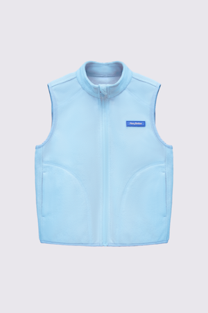 Lightweight Fleece Vest - Dusty Blue