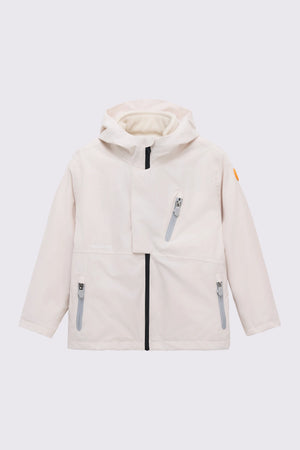 Two-Piece Convertible Jacket - Classic White