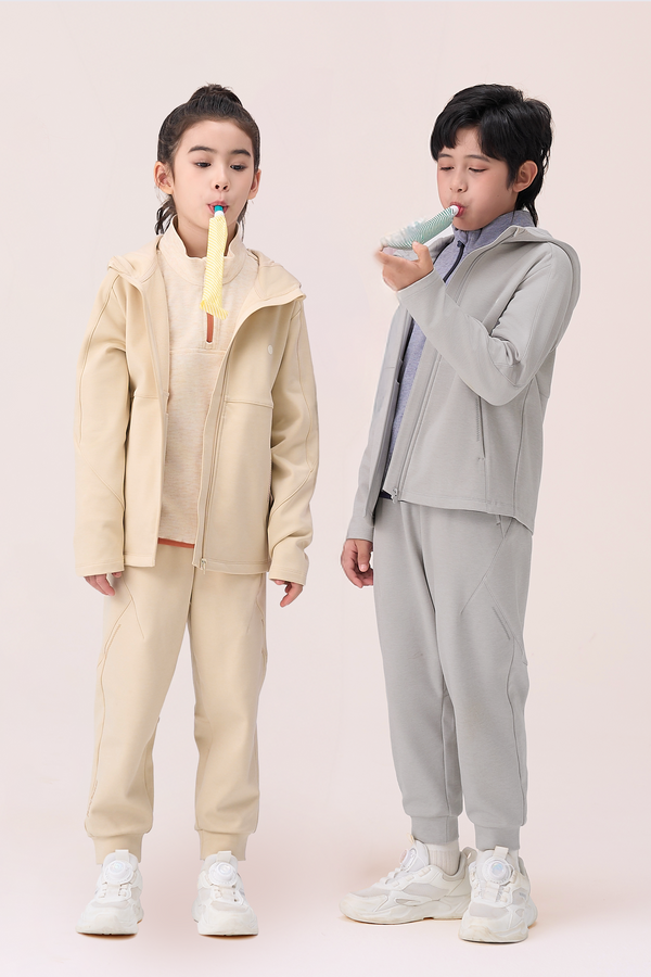 Windproof Cloud-Fleece Pants - Dusty Rose