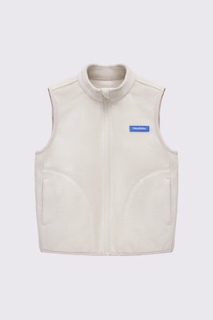Lightweight Fleece Vest - Classic White