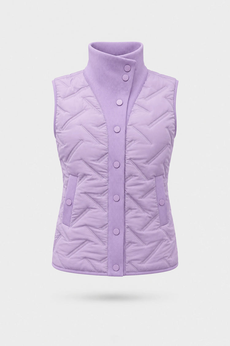Lightweight Puffer Vest - Lavender