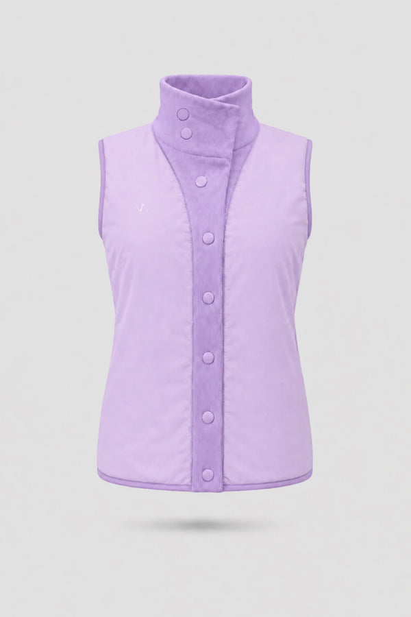 Lightweight Puffer Vest - Lavender