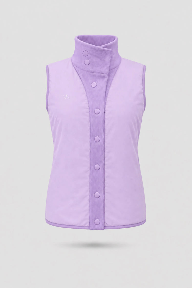 Lightweight Puffer Vest - Lavender