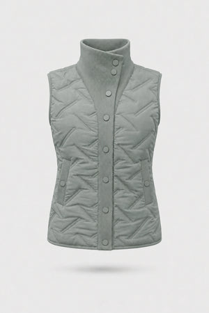 Lightweight Puffer Vest - Sage Grey