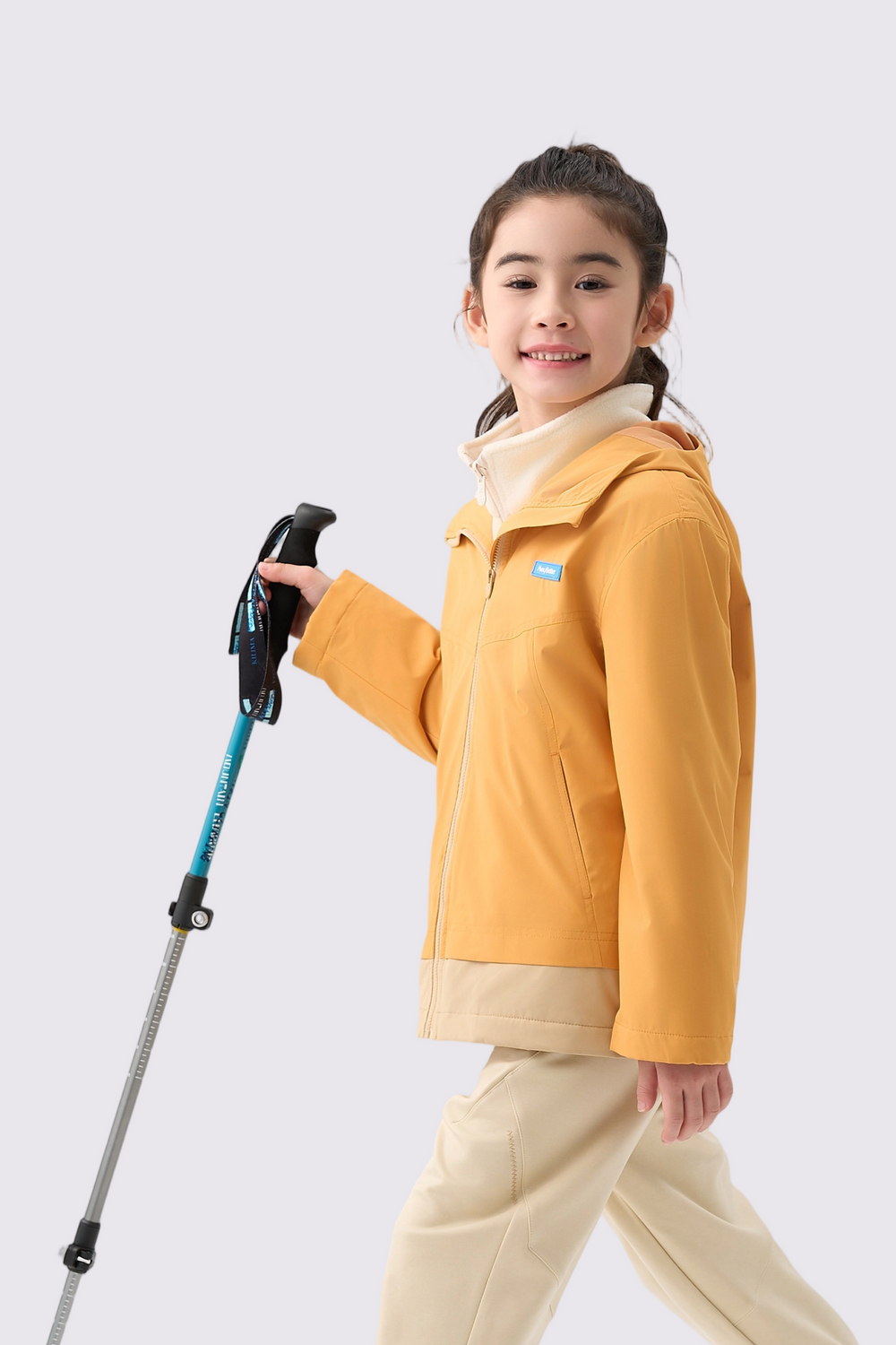 Waterproof Windproof Fleece Jacket - Burnt Orange