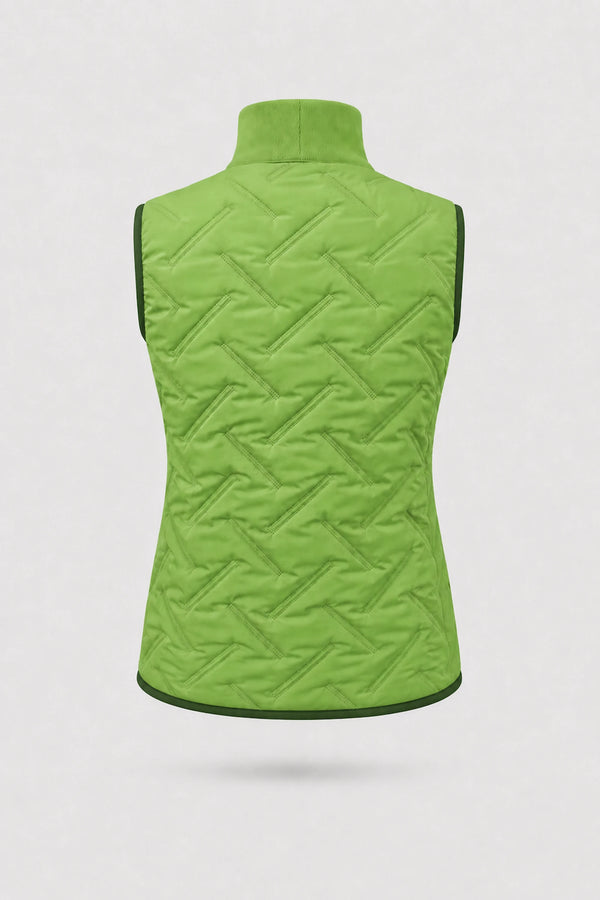 Lightweight Puffer Vest - Bright Green