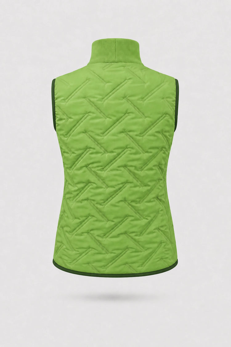 Lightweight Puffer Vest - Bright Green