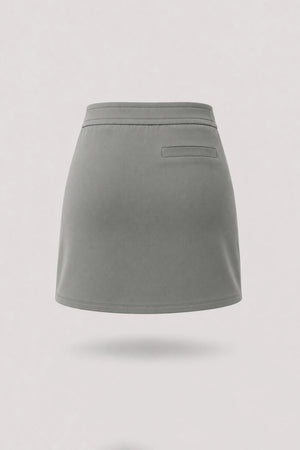 The Sculpt Wrap Golf Skort - Sage Grey