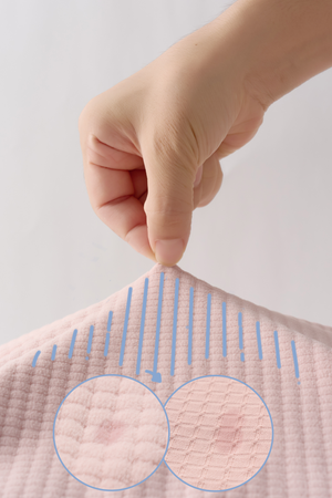 Grid-Fleece Windproof Jacket - Dusty Rose