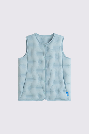 FeatherLite Down Vest - Dusty Blue