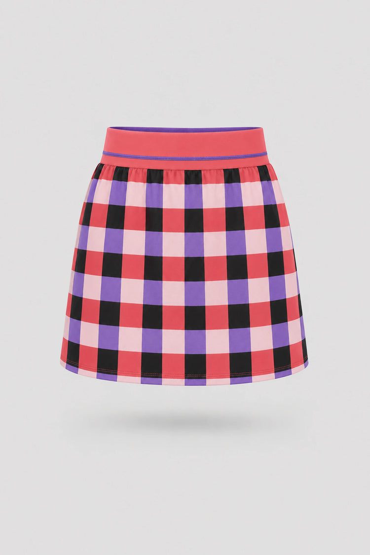 The Everyday Golf Skort - Match Plaid