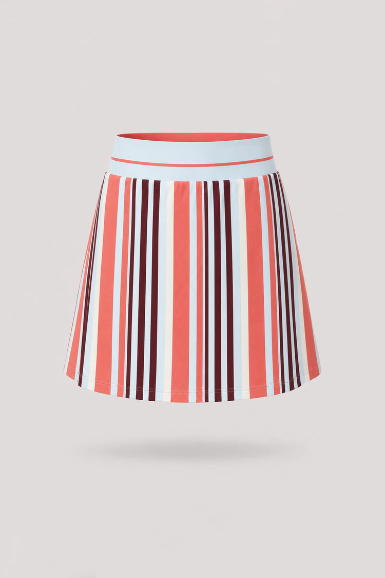 The Everyday Golf Skort - Resort Stripe
