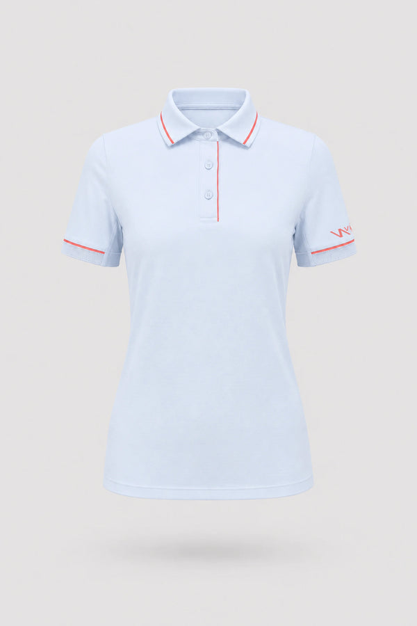 The Sculpt Golf Polo - Sky Mist