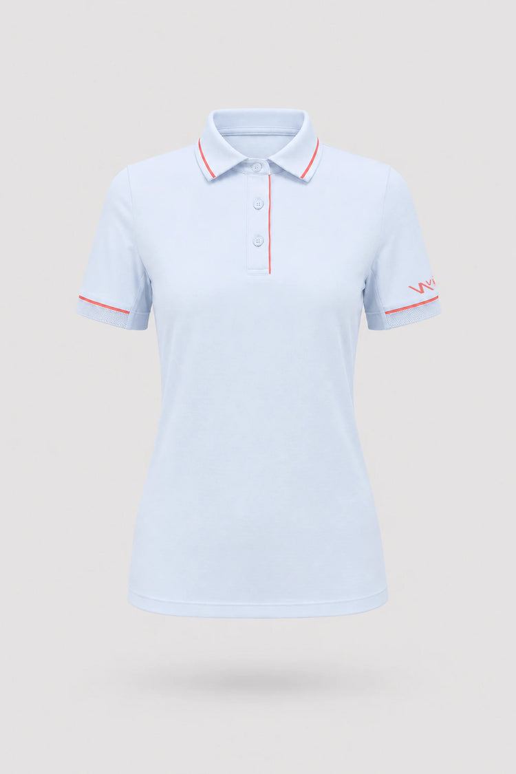 The Sculpt Golf Polo - Sky Mist