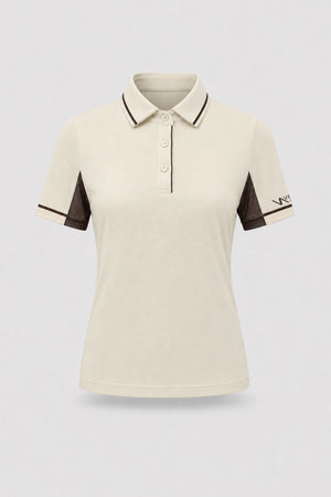 The Sculpt Golf Polo - Cream