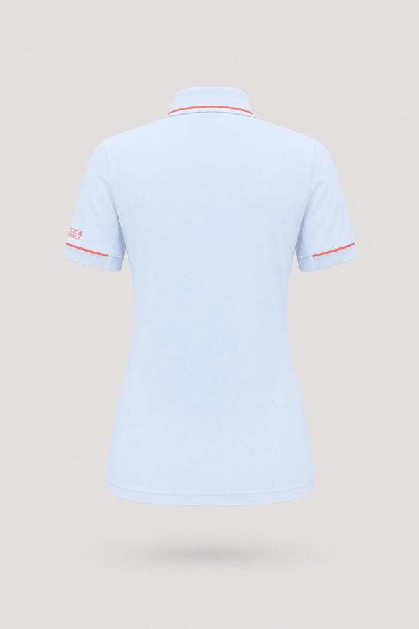 The Sculpt Golf Polo - Sky Mist