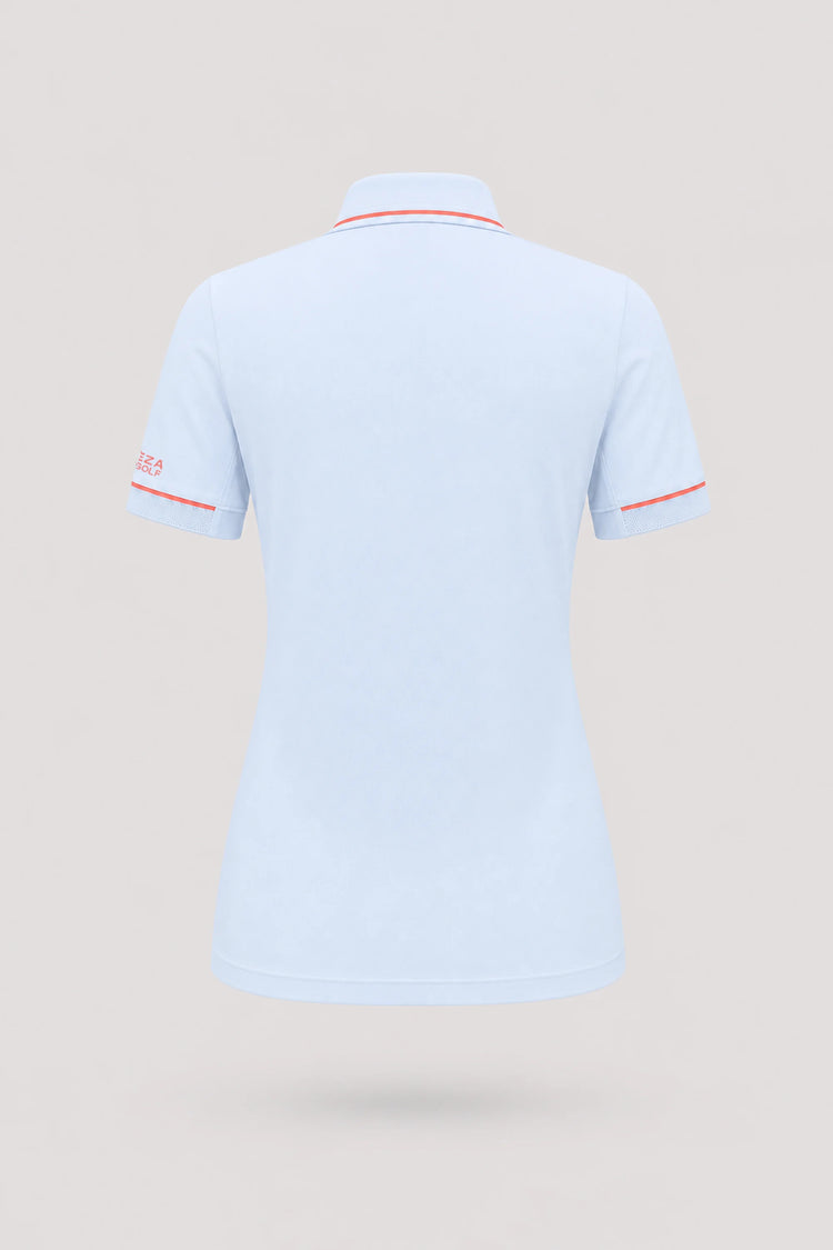 The Sculpt Golf Polo - Sky Mist