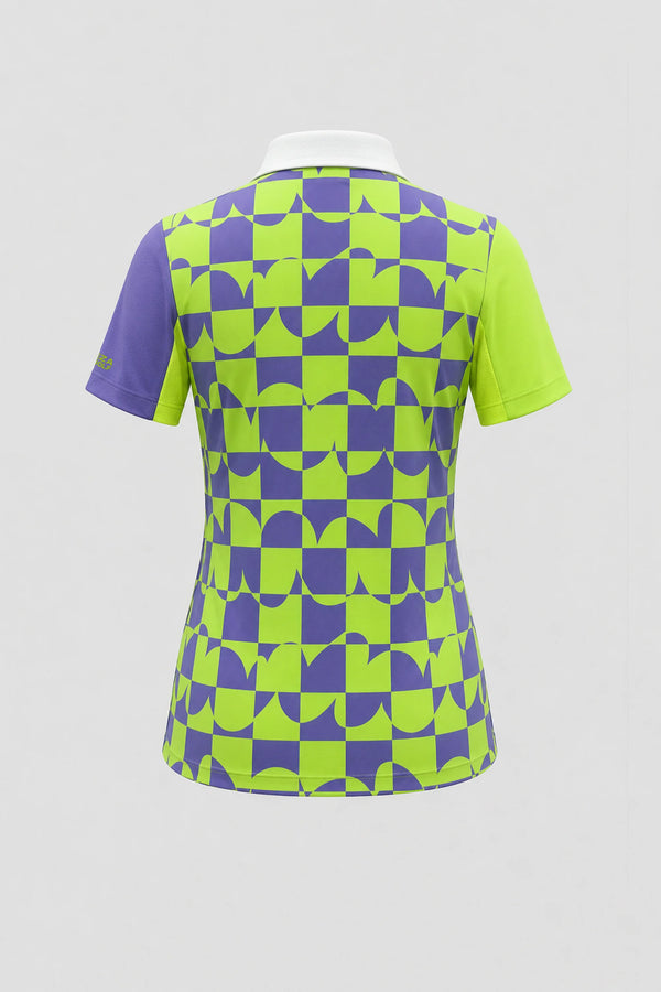 The Sculpt Golf Polo - Paradox Geo
