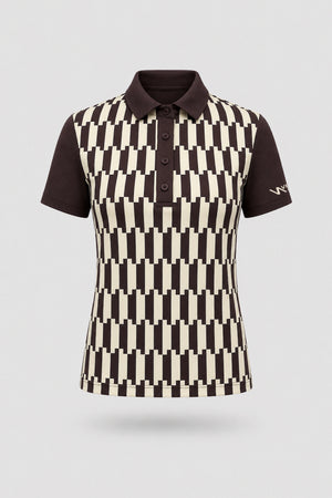 The Sculpt Golf Polo - Verona Print