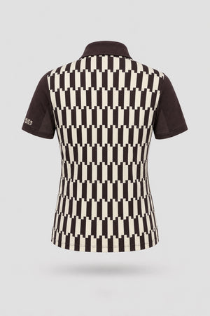 The Sculpt Golf Polo - Verona Print