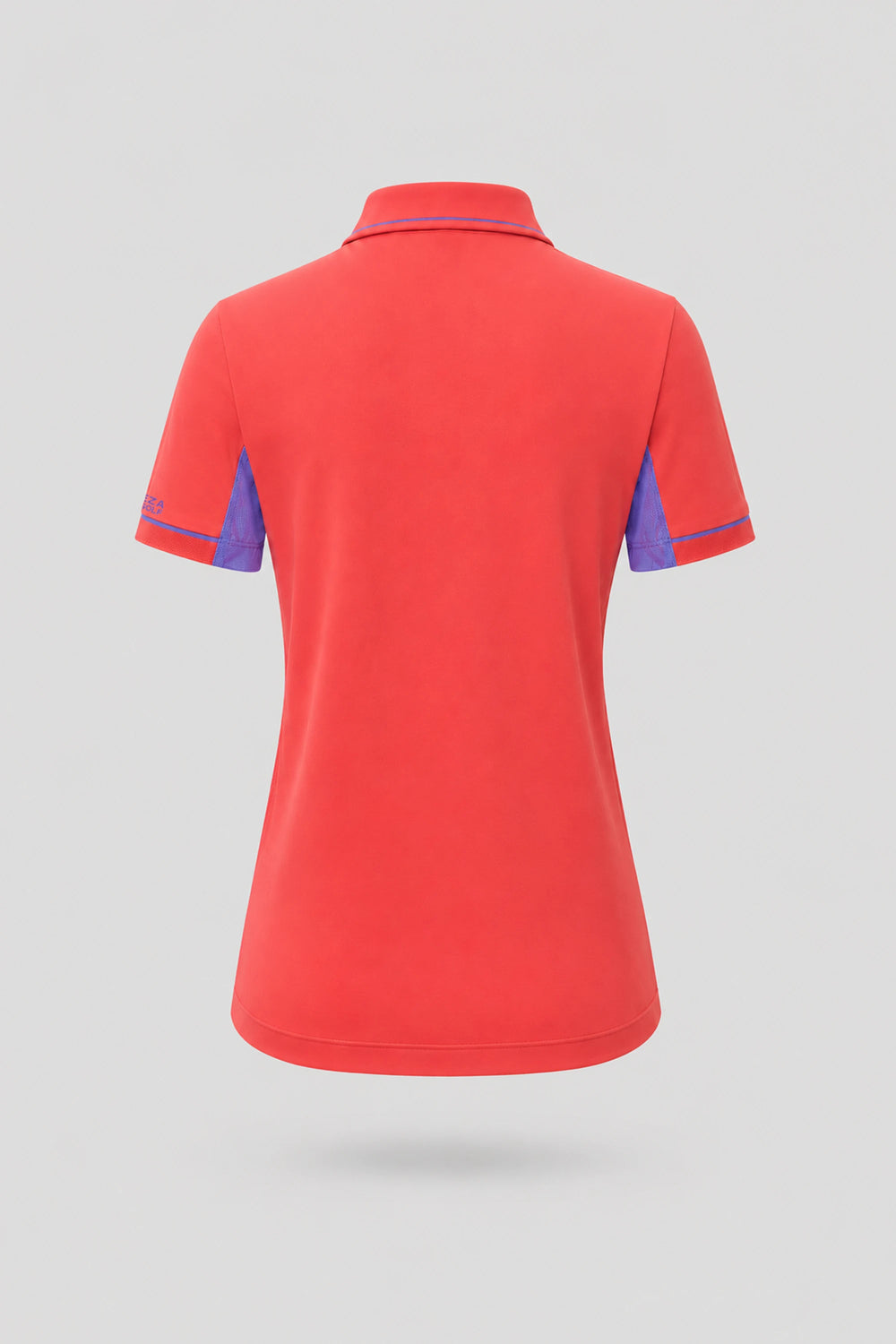 The Sculpt Golf Polo - Coral Red