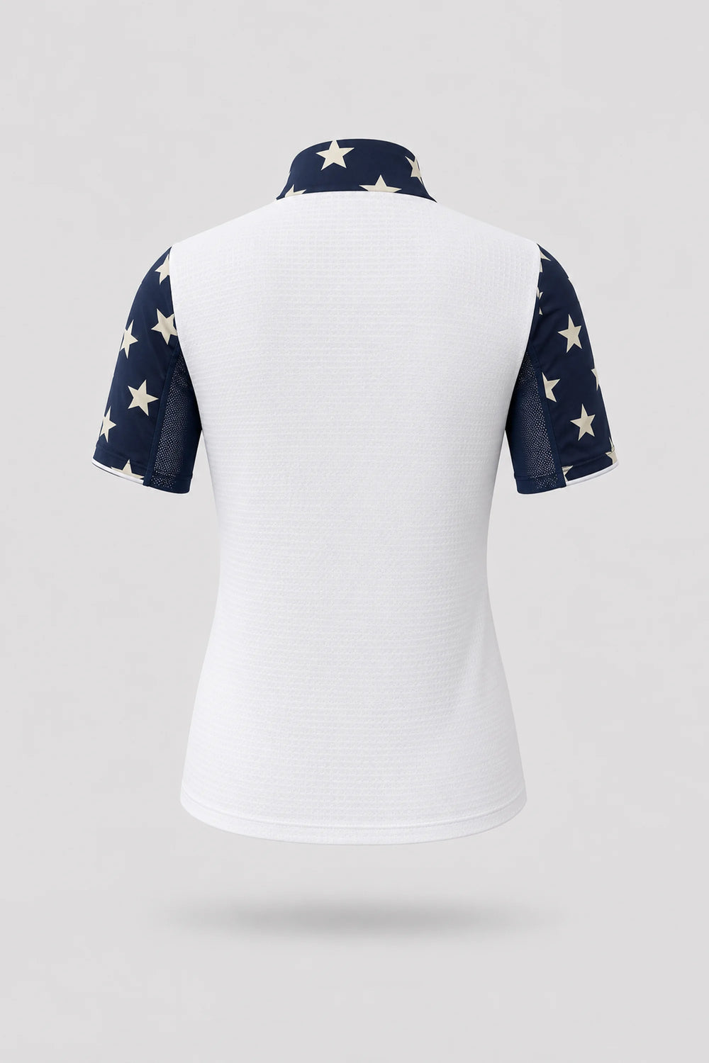 The Contour Zip Neck Top - Starfield