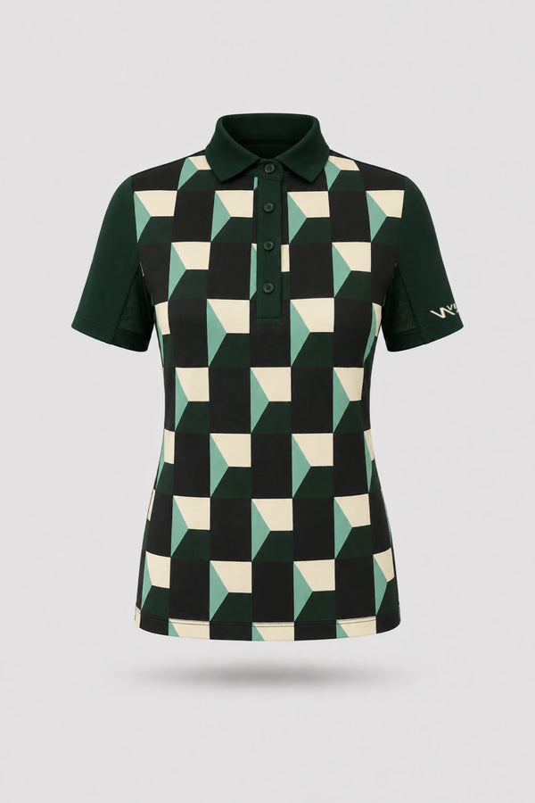 The Sculpt Golf Polo - Club Geo