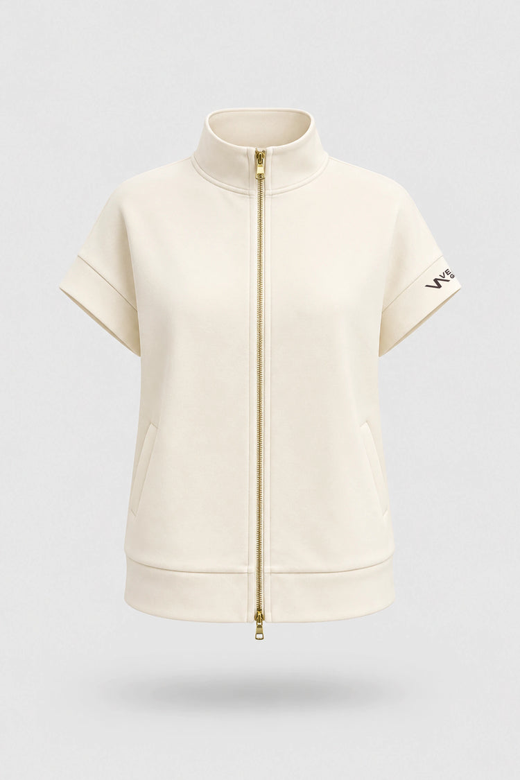 Club Zip Jacket - Ivory