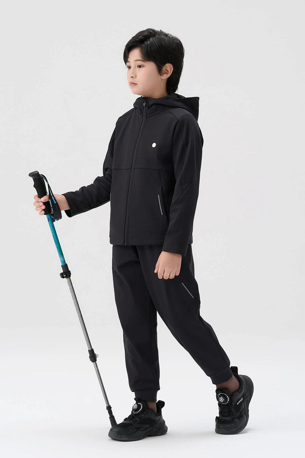 Windproof Cloud-Fleece Jacket - Charcoal