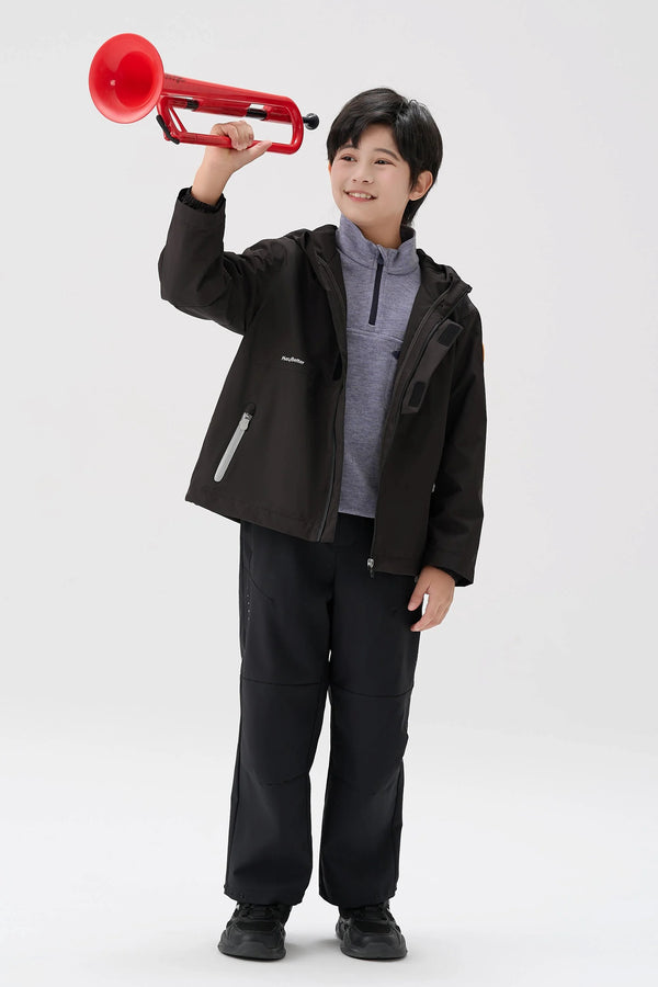 Two-Piece Convertible Jacket - Charcoal