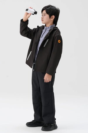 Two-Piece Convertible Jacket - Charcoal