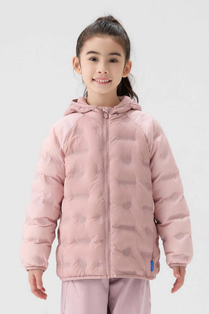 Lightweight Goose Down Coat - Dusty Rose