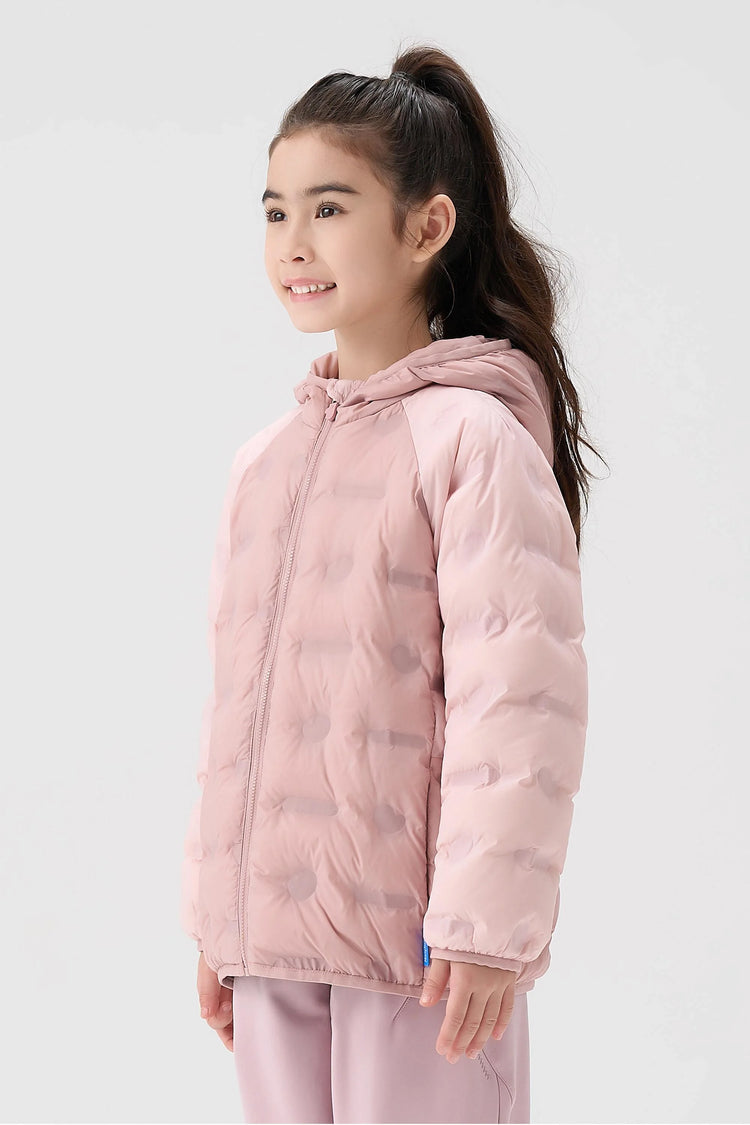 Lightweight Goose Down Coat - Dusty Rose