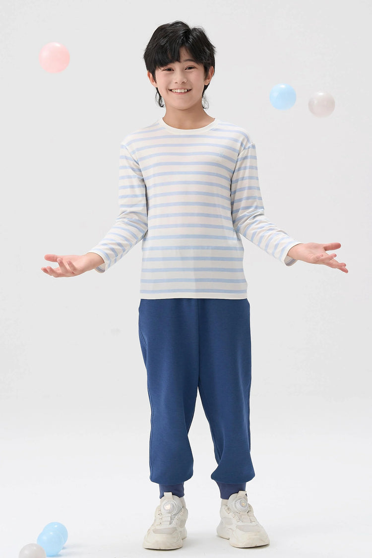 Durable Air-Layer Active Pants - Indigo Blue