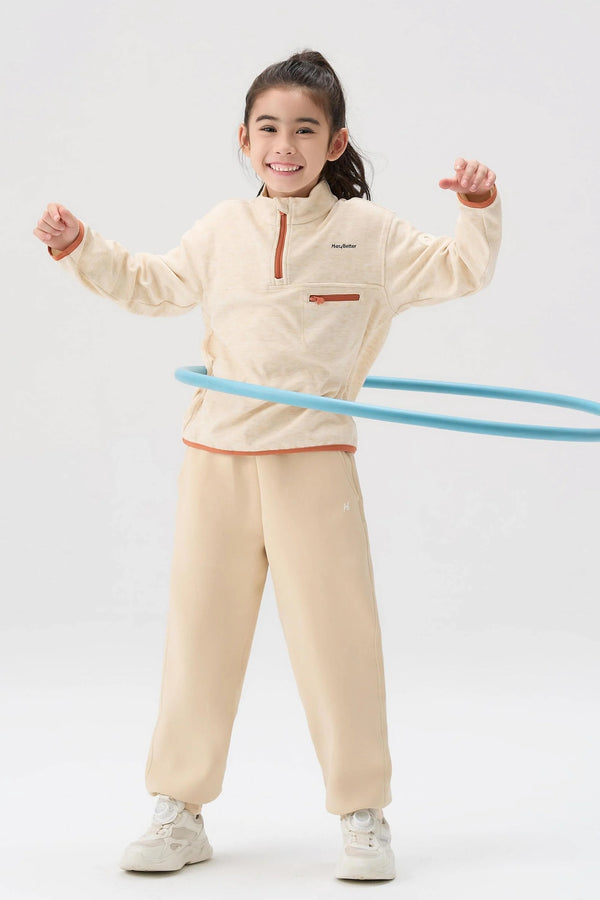 Cloud-Soft Wool Pullover - Ivory Beige