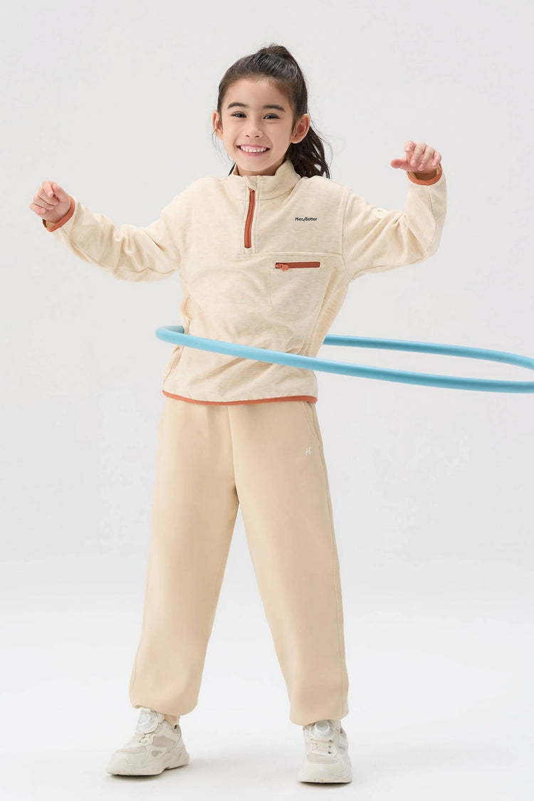 Cloud-Soft Wool Pullover - Ivory Beige