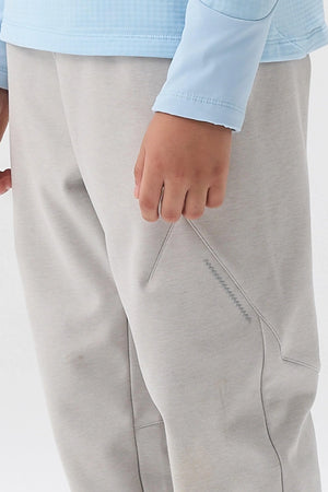 Windproof Cloud-Fleece Pants - Light Grey