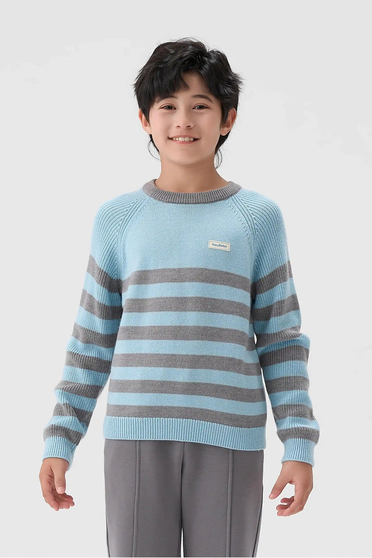 Ultra-Soft Merino Wool Sweater - Dusty Blue