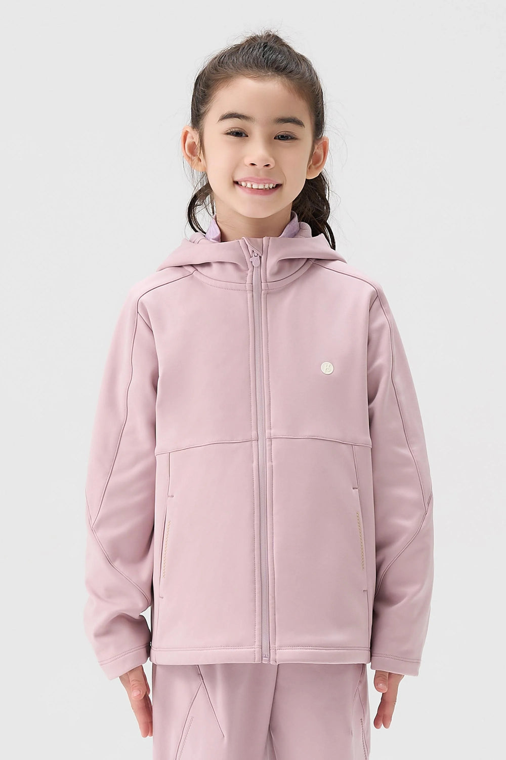 Windproof Cloud-Fleece Jacket - Dusty Rose