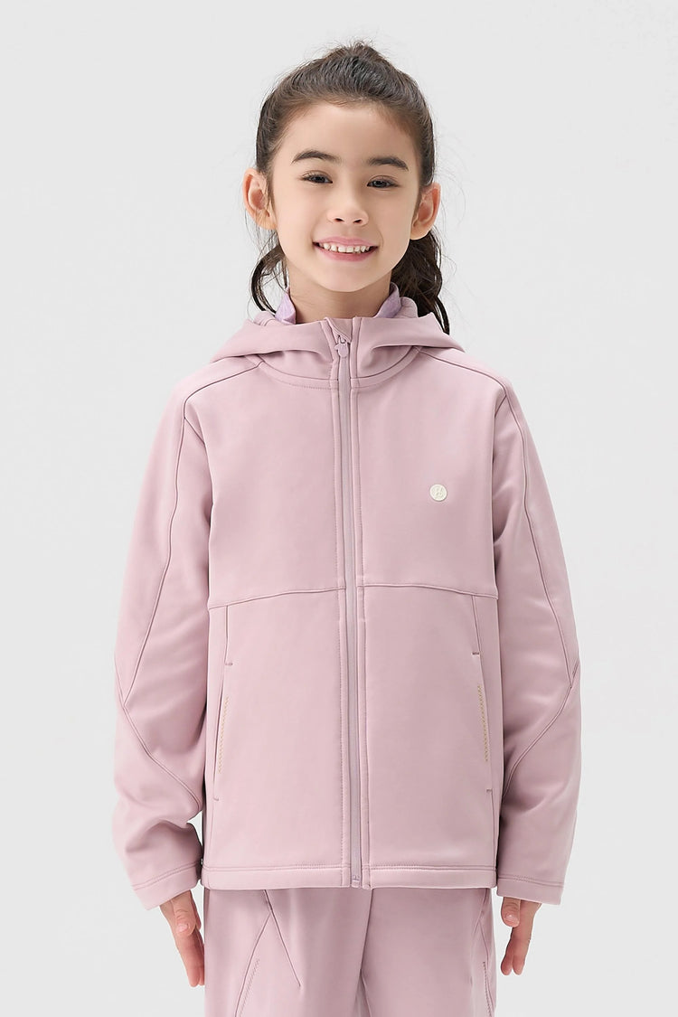 Windproof Cloud-Fleece Jacket - Dusty Rose