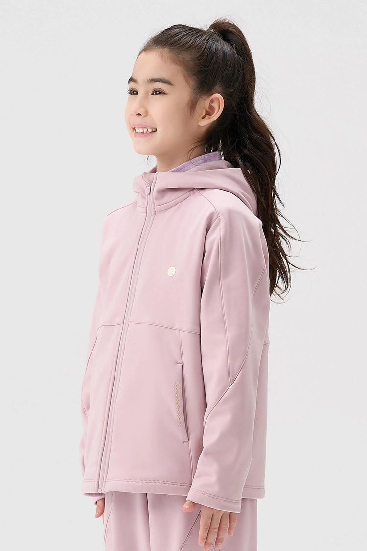 Windproof Cloud-Fleece Jacket - Dusty Rose