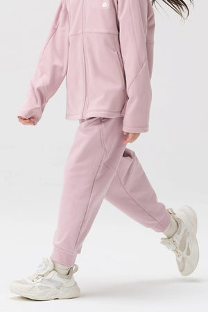 Windproof Cloud-Fleece Pants - Dusty Rose