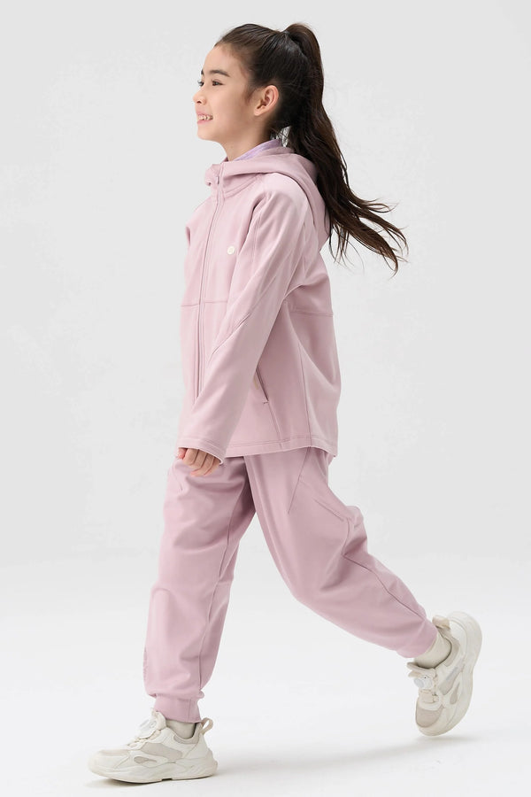 Windproof Cloud-Fleece Pants - Dusty Rose
