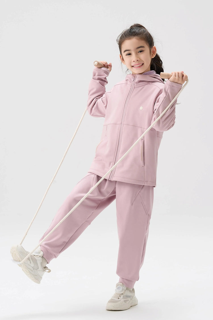 Windproof Cloud-Fleece Jacket - Dusty Rose